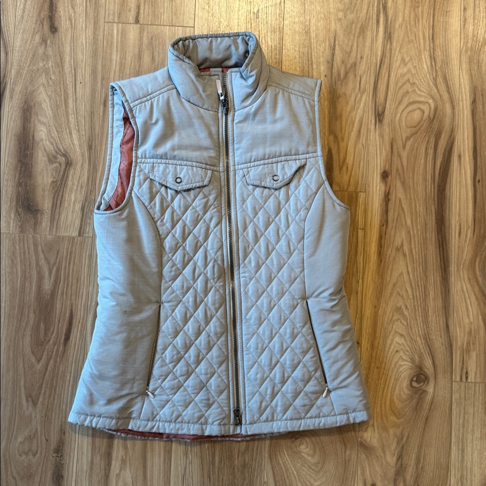 Royal Robbins Light Gray Quilted Vest - Picture 3 of 10